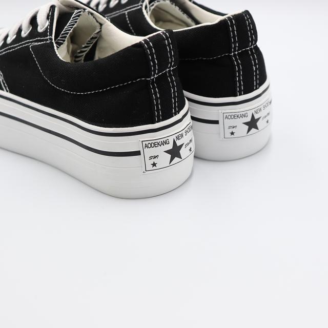 スニーカー レディース 厚底 ローカット ファッションスニーカー 歩きやすい ファッション 送料無料 即日発送-8