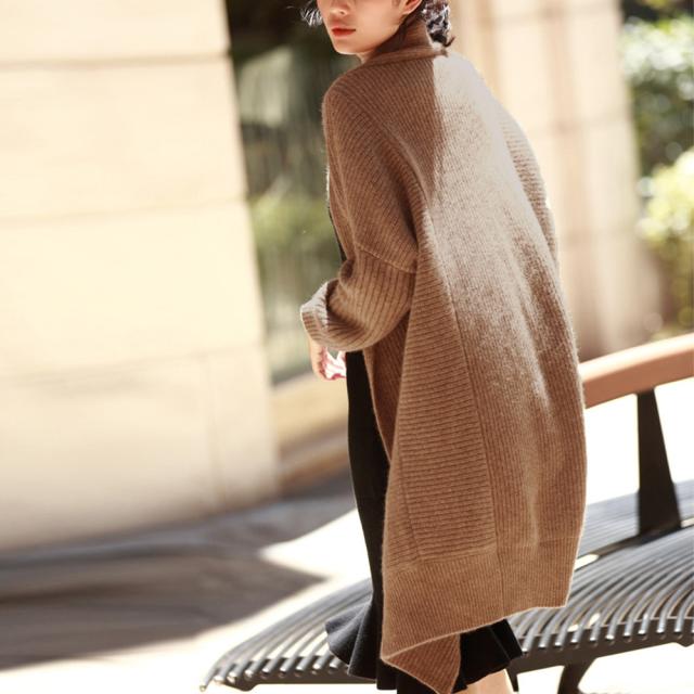 ボレロ ニットカーディガン レディース アウターコート ニットコーディガン 長袖 無地 送料無料 即日発送-9