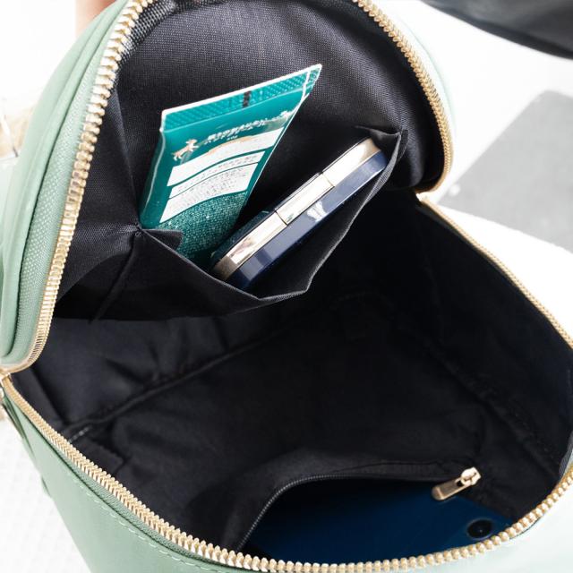 ミニリュック バイカラー レディース 3way おしゃれ リュックサック 小さめ バックパック 送料無料 即日発送-9