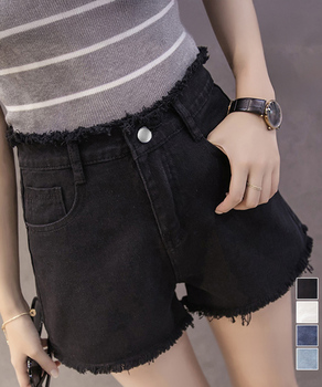 デニムショートパンツ レディース 短パン 送料無料 即日発送-0