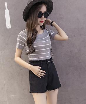 デニムショートパンツ レディース 短パン 送料無料 即日発送-3