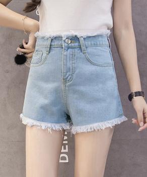 デニムショートパンツ レディース 短パン 送料無料 即日発送-7