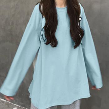 チュニックロンT レディースロングTシャツ 送料無料 即日発送-7