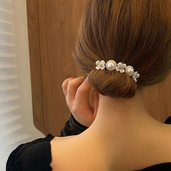 シニヨン ヘアアレンジ レディース 送料無料 即日発送-9