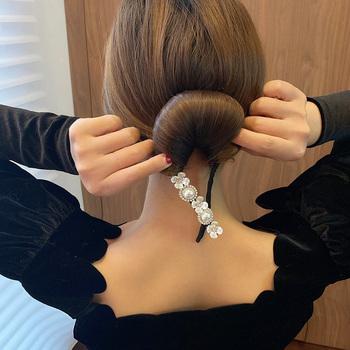 シニヨン ヘアアレンジ レディース 送料無料 即日発送-8