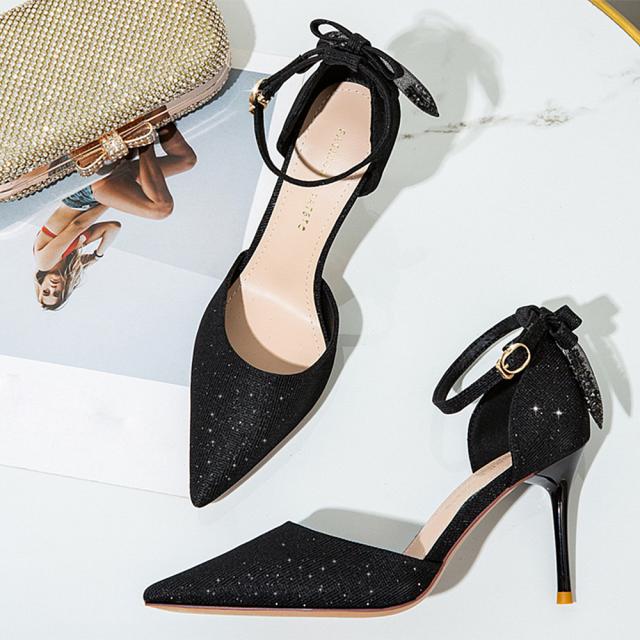 パンプス ハイヒール レディース 春夏 飾り 送料無料 即日発送-8