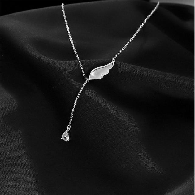 ネックレス 天使の羽根モチーフ 結婚式 送料無料 即日発送-6