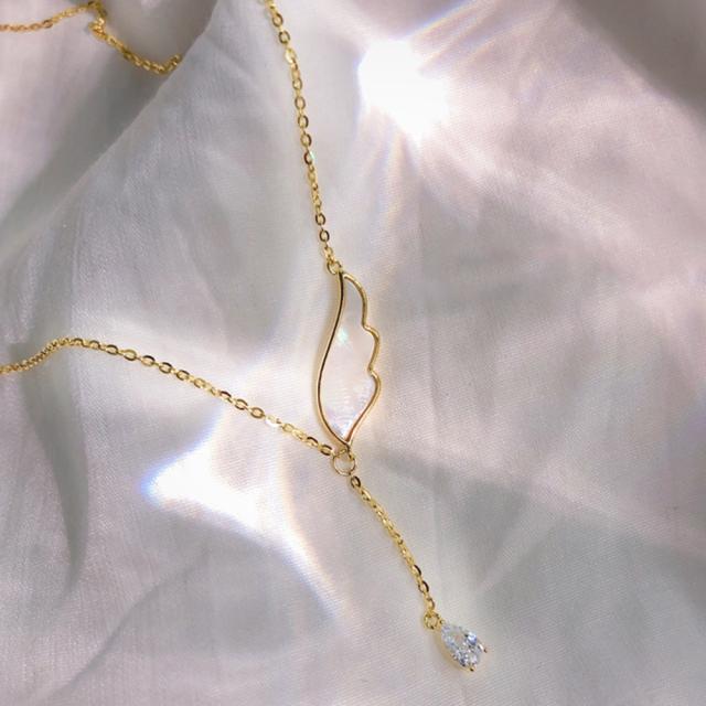 ネックレス 天使の羽根モチーフ 結婚式 送料無料 即日発送-8