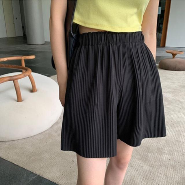 プリーツパンツ ショート ワイドパンツ SK15397860-2795 送料無料 即日発送-4