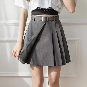 ボックス プリーツスカート レディース 送料無料 即日発送-7