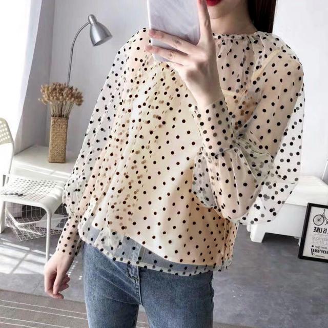 シアーブラウス セットアップ アンサンブル 送料無料 即日発送-9