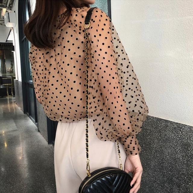 シアーブラウス セットアップ アンサンブル 送料無料 即日発送-8