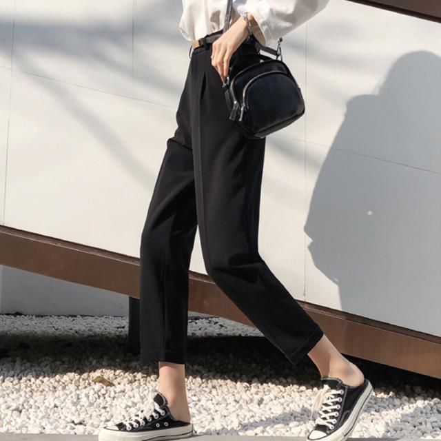 アンクルパンツ テーパードパンツ 大人 夏 送料無料 即日発送-5