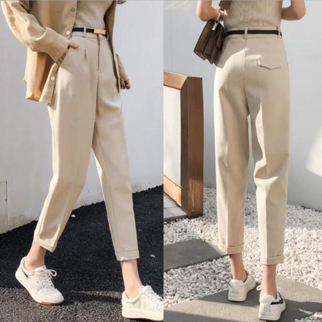 アンクルパンツ テーパードパンツ 大人 夏 送料無料 即日発送-8