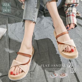 サンダル フラットサンダル レディース 厚底 靴 送料無料 即日発送-0