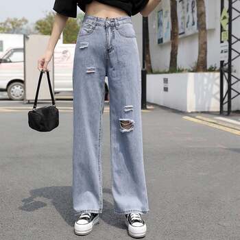 デニムパンツ ストレートパンツ 送料無料 即日発送-1