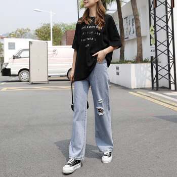 デニムパンツ ストレートパンツ 送料無料 即日発送-6