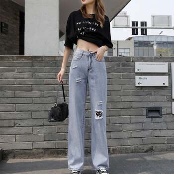 デニムパンツ ストレートパンツ 送料無料 即日発送-8