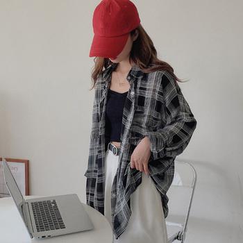 チェック柄 カーディガン レディース 送料無料 即日発送-7