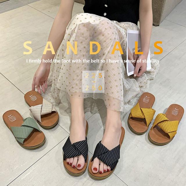 サンダル ぺたんこサンダル レディース フラット 送料無料 即日発送-9