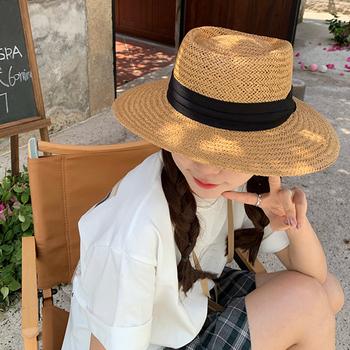 カンカン帽子 紫外線対策ストローハット SK15588620-8652 送料無料 即日発送-3