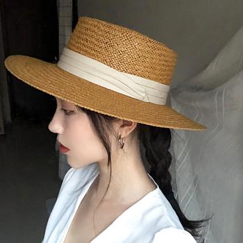 カンカン帽子 紫外線対策ストローハット SK15588620-8652 送料無料 即日発送-4