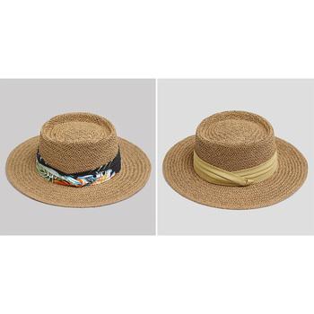 カンカン帽子 紫外線対策ストローハット SK15588620-8652 送料無料 即日発送-6