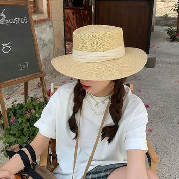 カンカン帽子 紫外線対策ストローハット SK15588620-8652 送料無料 即日発送-7