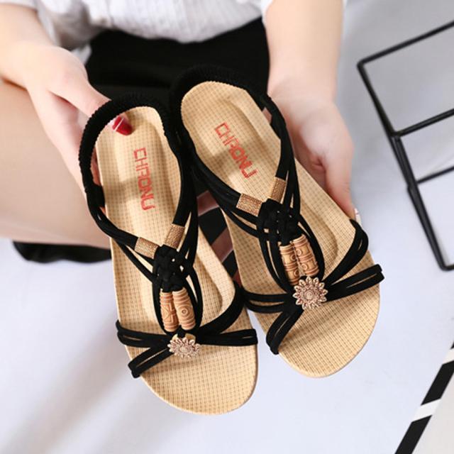 サンダル フラット サンダル エスニック風 靴 夏 送料無料 即日発送-7