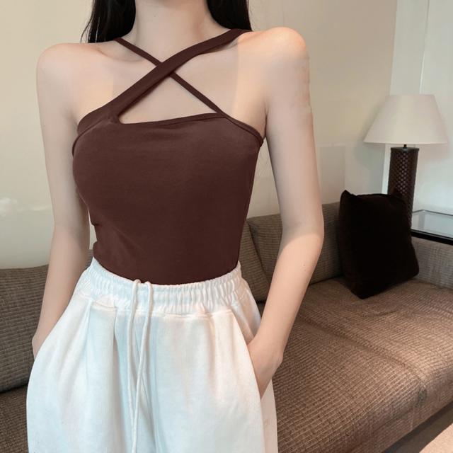 アシンメトリーキャミタンク 重ね着 SK1561-9581 送料無料 即日発送-8