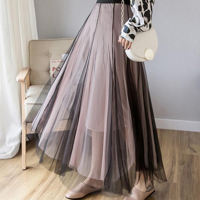 チュールスカート ロング ふんわり 夏 送料無料 即日発送-6