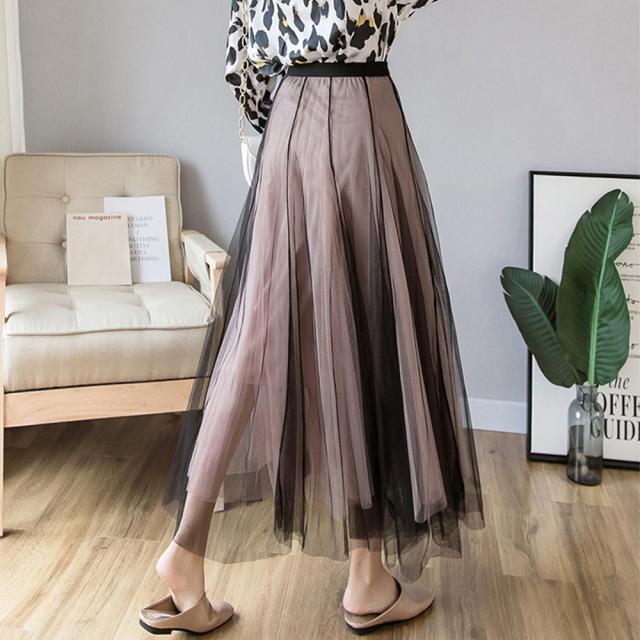 チュールスカート ロング ふんわり 夏 送料無料 即日発送-7