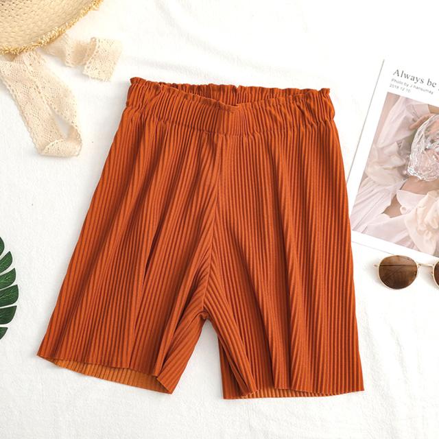 プリーツパンツ ショート ワイドパンツ SK15777236-2265 送料無料 即日発送-2