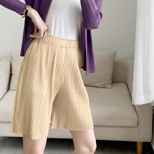 プリーツパンツ ショート ワイドパンツ SK15777236-2265 送料無料 即日発送-5