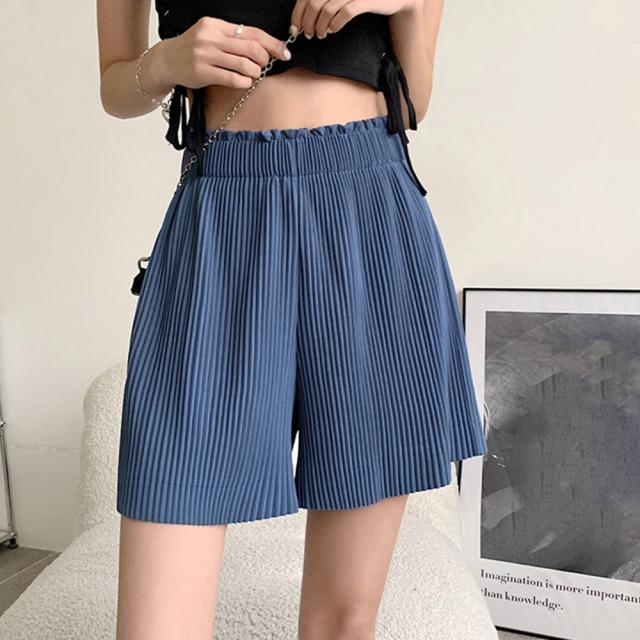 プリーツパンツ ショート ワイドパンツ SK15777236-2265 送料無料 即日発送-6