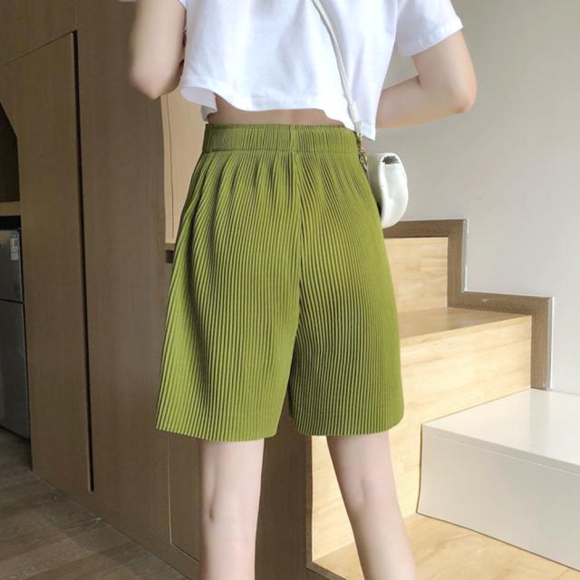 プリーツパンツ ショート ワイドパンツ SK15777236-2265 送料無料 即日発送-8