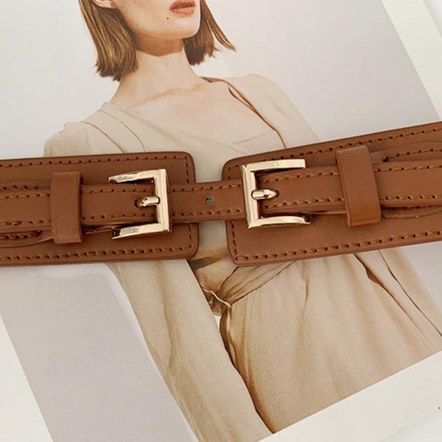 バックルベルト レディース ゴム PU SK15861376-3875 送料無料 即日発送-6