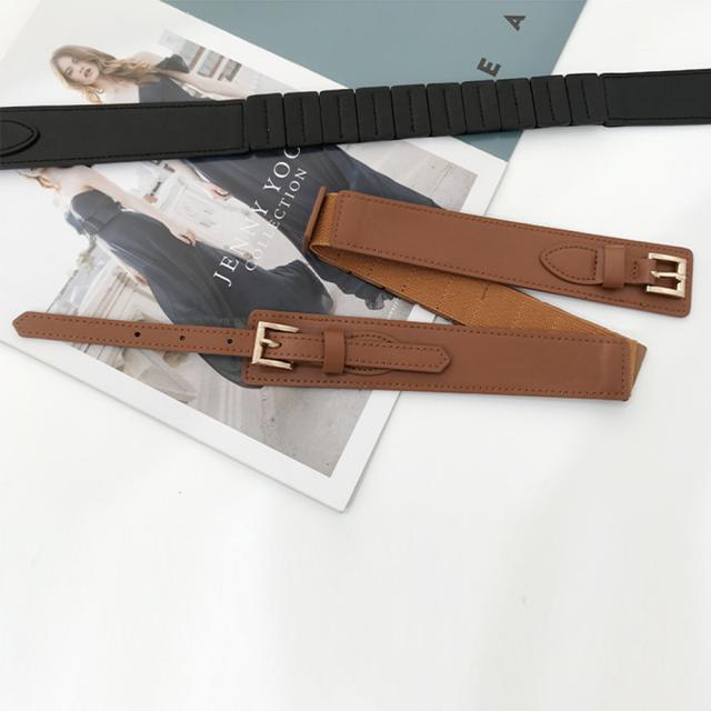 バックルベルト レディース ゴム PU SK15861376-3875 送料無料 即日発送-8