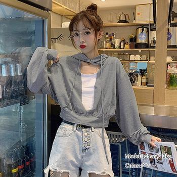 フード付き パーカー 薄手 トレーナー 送料無料 即日発送-4