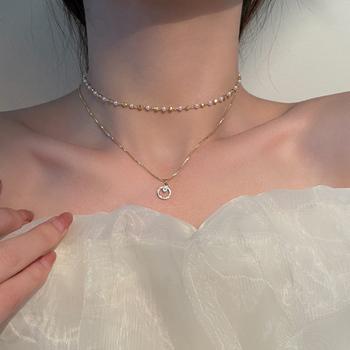 2連 チョーカーネックレス レディース 送料無料 即日発送-4