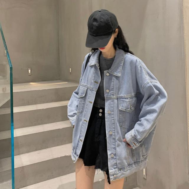 デニムジャケット レディース バックロゴ SK16012823-7043 送料無料 即日発送-1