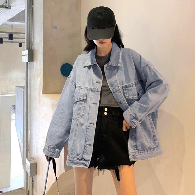 デニムジャケット レディース バックロゴ SK16012823-7043 送料無料 即日発送-3