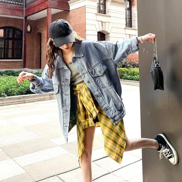 デニムジャケット レディース バックロゴ SK16012823-7043 送料無料 即日発送-5