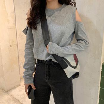 肩出しTシャツ レディース ナチュラル 送料無料 即日発送-9