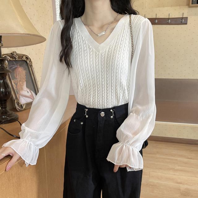 レディース ニットトップス 秋服 SK16042146-0146 送料無料 即日発送-5