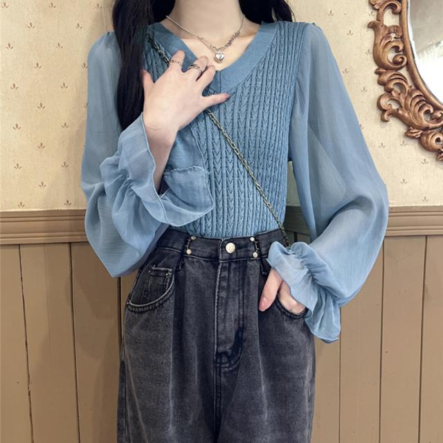 レディース ニットトップス 秋服 SK16042146-0146 送料無料 即日発送-6