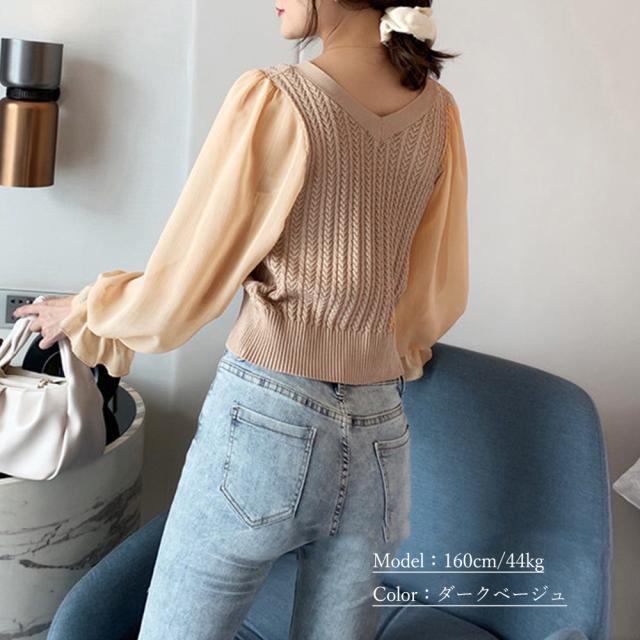 レディース ニットトップス 秋服 SK16042146-0146 送料無料 即日発送-8