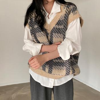 ニットベスト レディース ニットジレ秋冬 SK16168959-3514 送料無料 即日発送-9