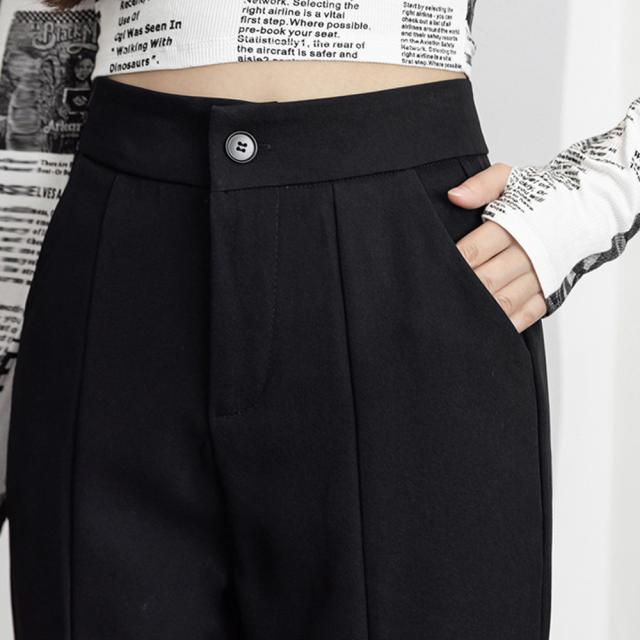 セミフレアパンツ レディース 秋 送料無料 即日発送-4