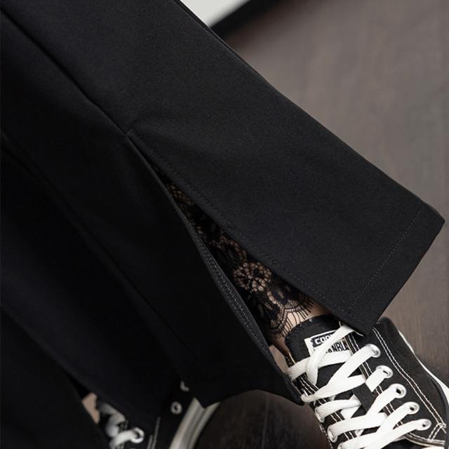 セミフレアパンツ レディース 秋 送料無料 即日発送-5